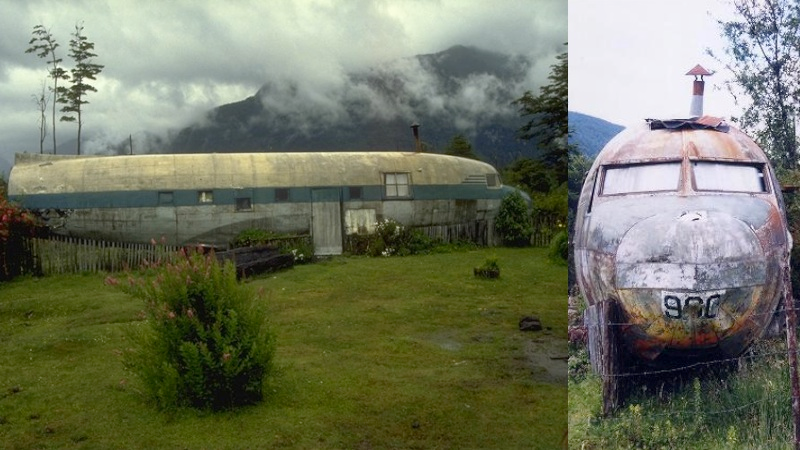 Illustration for article titled Awe-inspiring homes and buildings made out of old airplanes